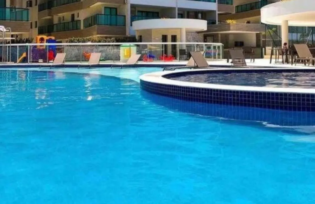Apartamento frente ao Mar em Resort Pé na Areia-1
